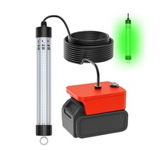 Underwater Fishing Light Compatible for Milwaukee 18V Battery LED Green L