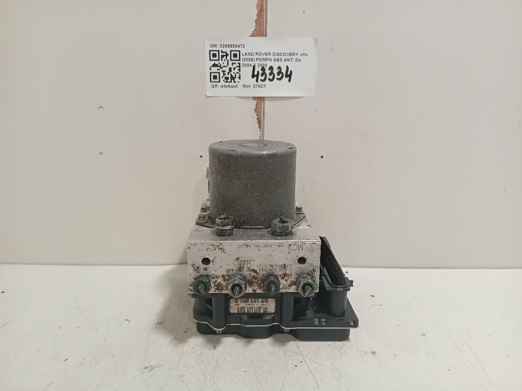 CENTRALINA ABS PER LAND ROVER Range Rover 3° Serie 0265950337 276DT diesel 272