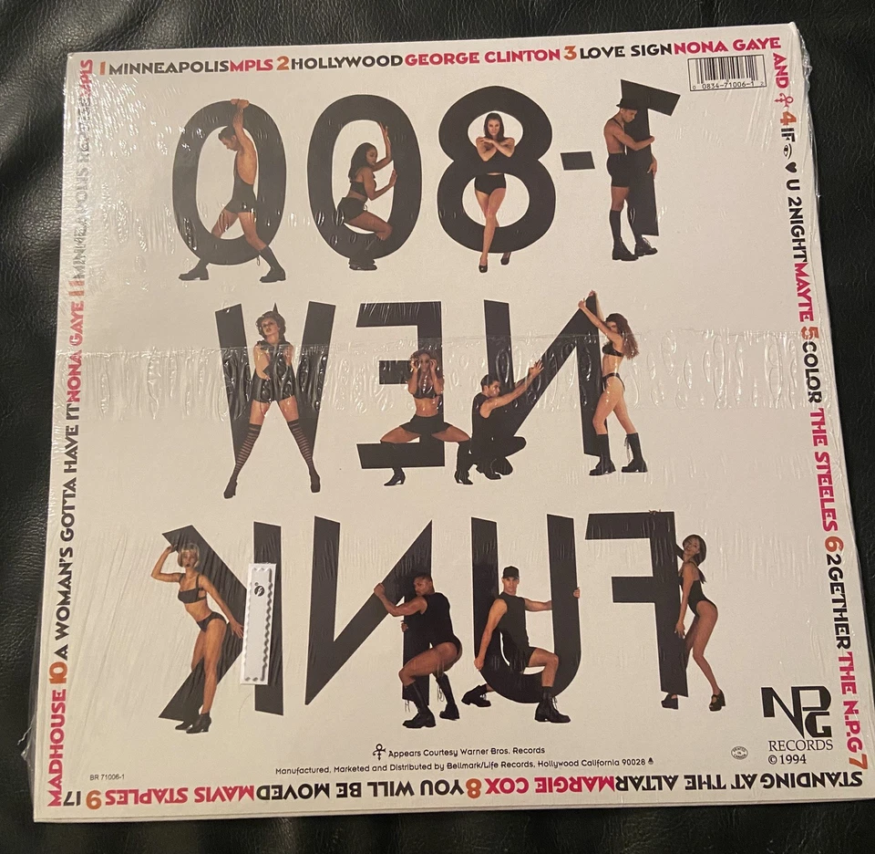 Various Artists 1-800 New Funk New Sealed LP. Written/ Arranged By Prince - Image 3 of 4