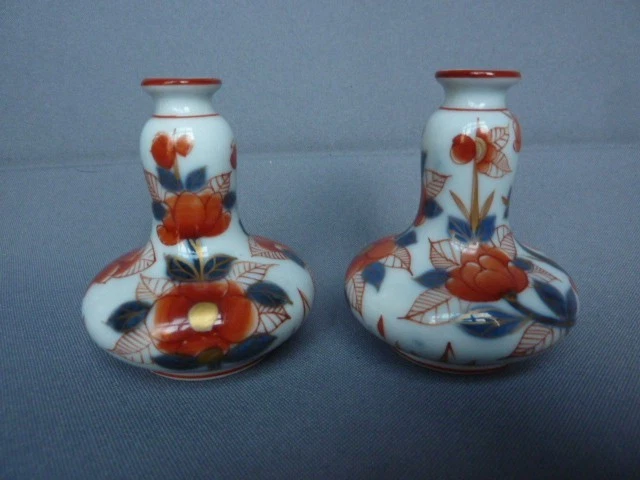 2 FLACONS, VASE MINIATURE PORCELAINE DE BAYEUX ANCIEN FLACON A PARFUM - Photo 3/4