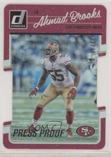 2016 Donruss Press Proof Silver Die-Cut 22/75 Ahmad Brooks #260 0f8