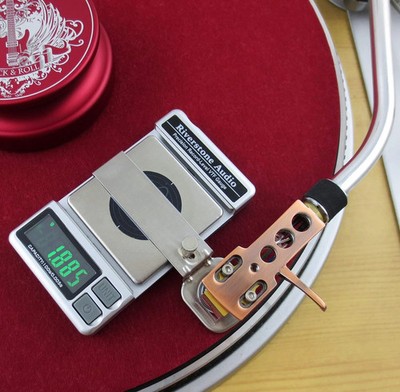Precision Record Level Digital Turntable Stylus Force Scale Gauge for Tonearm...
