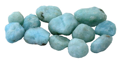20.7 Gram 12 9mm To 17mm Dominican Republic Larimar Cabochon Rough LTCR2/87525