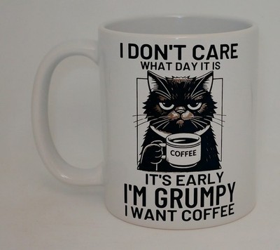 Grumpy Cat Wants Kaffeebecher personalisierbar lustig Büro Arbeit Dame Liebhaber Geschenk