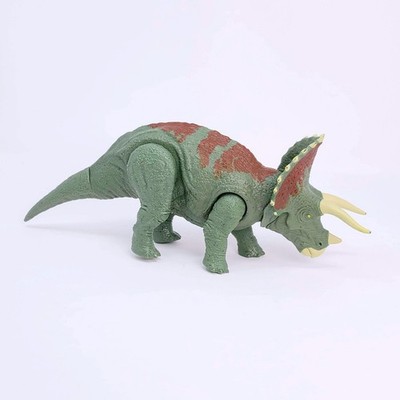Mattel JURASSIC WORLD Triceratops Dinosaur Figure SOUND Works