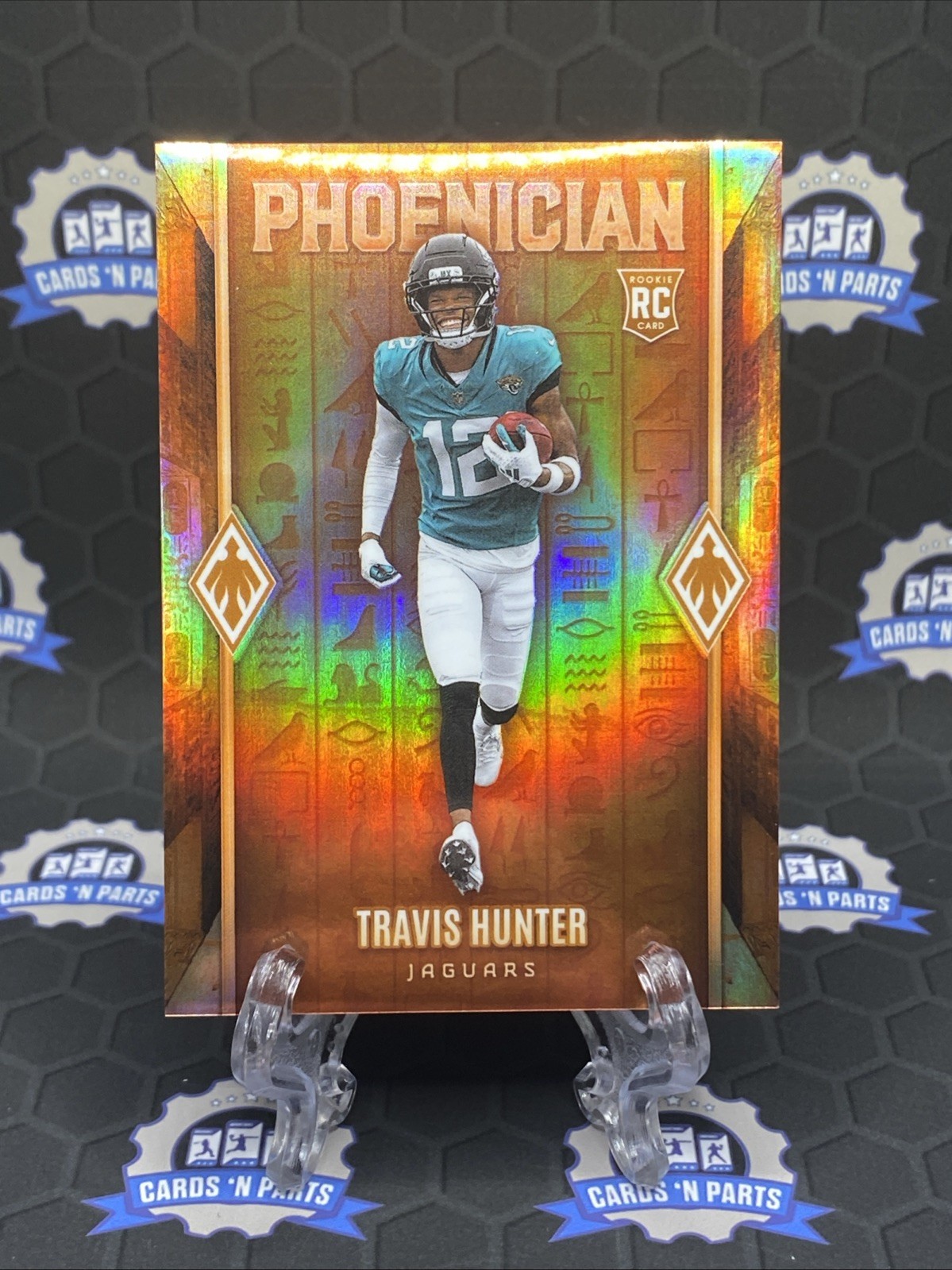 2025 Panini Phoenix Travis Hunter Phoenician Case Hit Rookie Card Jaguars