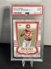 2017 Panini - Rookies Patrick Mahomes II #104 (RC) PSA 9