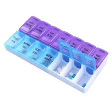 Weekly Daily Pill Box Organiser Tablet Medicine Storage Dispenser 7 Day Night UK