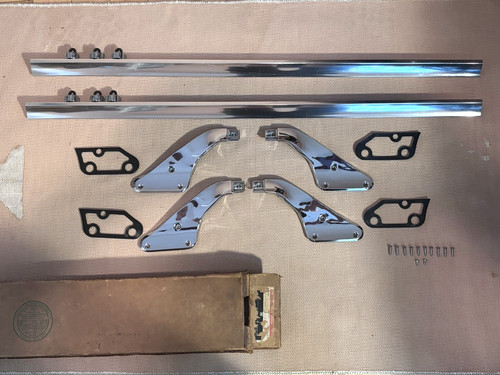 1973-1977 EL CAMINO BED RAIL GM ACCESSORY PACKAGE 371111 371112 NEVER INSTALLED
