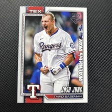 Josh Jung Walk This Way SSP – 2026 Topps Celebration #98 (1:320 Packs)