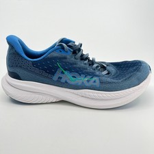 Hoka One One Mach 6 Mens Size 10 Blue White Athletic Running Shoes Sneakers