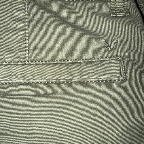American Eagle Green Midi Stretch Shorts Chino Preppy Outdoor Sz 6 Western Boho - Bild 8 von 10