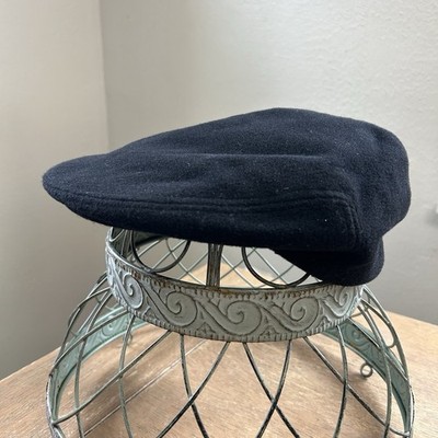 Jos. A Bank Traveler s Collection Black Wool Flat Cap Men s L Newsboy Derby Hat