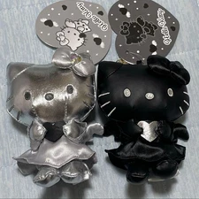 Hello Kitty Angel Faux Leather Mascot Charm 2-Piece Set Sanrio New Tag