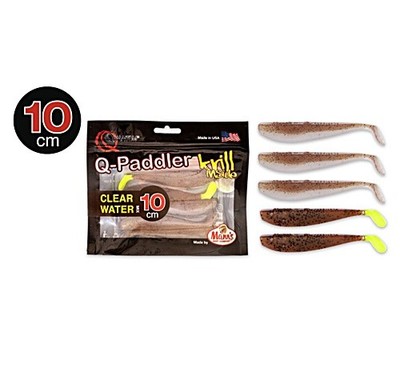 Quantum Q-Paddler Power Packs 10cm 3x wakasagi + 2x brown shiner Clear Water Mix
