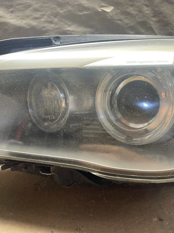 Lámpara de faros HID de xenón lado izquierdo del conductor OEM 2009-2012 BMW 740i 750i LH #A373 Foto 3 de 4