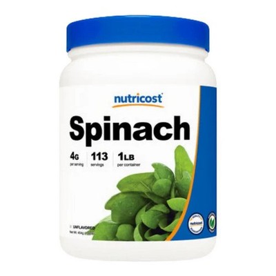 Organic Spinach Powder 1 Lb  by Nutricost