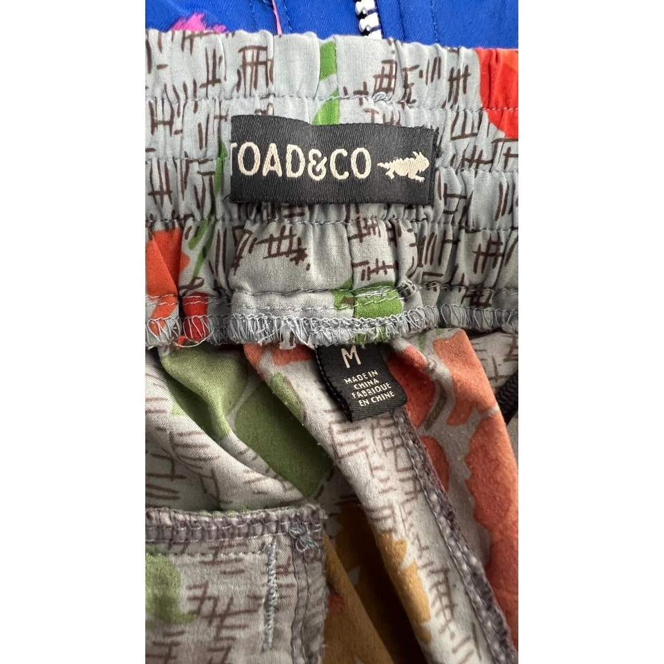 Pantalones Cortos TOAD&CO Mujer Sunkissed Estampado Floral Cintura Elástica Talla M Foto 4 de 4