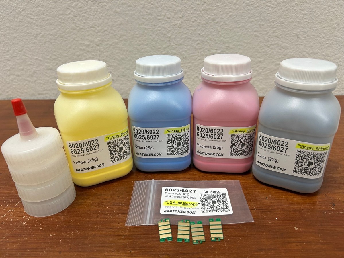 Cartridges Kingdom Kit 4 Toner compatibili per Xerox Phaser 6000, 6010, 6010V, 6010V N, 6010N, WorkCentre 6015, 6015V, 6015V B, 6015V N, 6015V NI, 6015MFP
