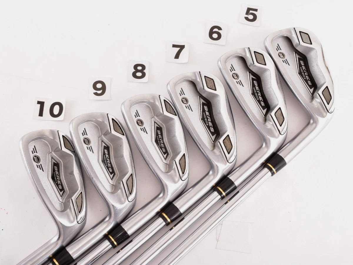 Honma Beres MG803 5-6-7-8-9-10 6 Stück RH Stiff NSPRO 950GH Golfschläger Eise...