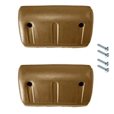 CJ Classics Saddle Armrest Pad Kit with Mounting Screws Chevy C10 1967-1971