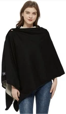 Radia Smart- EMF / RF Protection Poncho, Wrap, Blanket in Gray / Black available