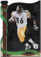 JEROME BETTIS 2002 PACIFIC CROWN ROYALE DIE-CUT 109 PITTSBURGH STEELERS HOF
