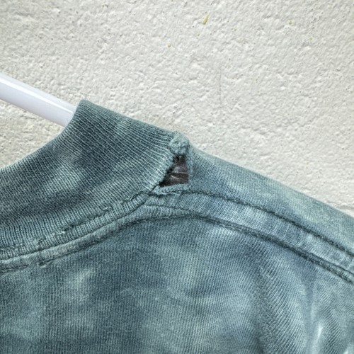 Vintage The Mountain Men's Green Tie Dyed Wolves XXL T-Shirt 2XL Nature Y2K - Picture 13 of 20
