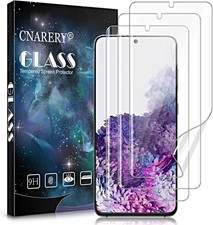 For Samsung Galaxy S20 Plus Screen Protector TPU Bubble-Free Friendly 3 Pack   