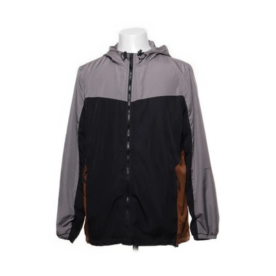 Lefties Man, Regenjacke, Herren, Größe: L, Beige/Schwarz/Braun, Polyester #uG1