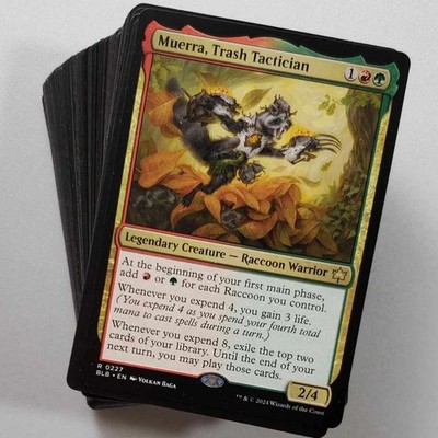 MTG Magic The Gathering: Gruul Muerra Trash Tactician- EDH/Commander Budget Deck