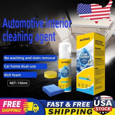 ­Multi-Enzyme Foam Cleaner,All-Purpose Deep Cleaning Spray For Car,Kitchen,Sofa