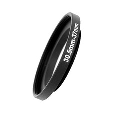 Household Office Camera Lens Filter Step Up Ring 30.5mm-37mm Adapter Black
