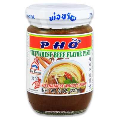 Por Kwan PHO Vietnamese Beef Flavour Paste 227G - Instant PHO Beef Noodle Soup