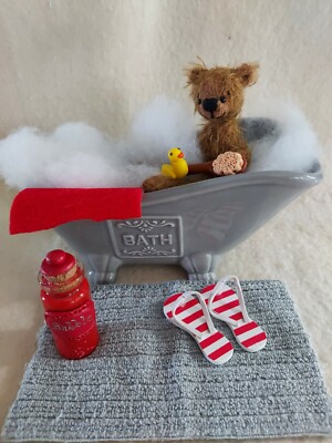 Pack DIY Petit Bathing Friend Stand, 11CM Avec Complete Accessories Gelibären