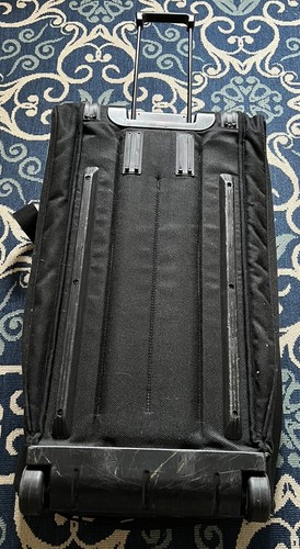 Andiamo El Portal Black Cordura 30” Upright Wheeled Rolling Duffle Made In USA - Picture 2 of 8