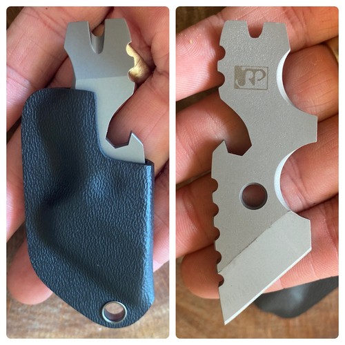 Jared Price Toucan 5in1 Camping Multi Tool Prybar Kiradashi Knife BottleOpener - Picture 2 of 11