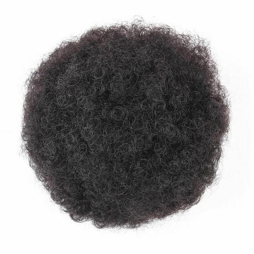 6" 8" Afro Kinky Curly Bun Updo Clip In Hairpiece Drawstring Ponytails Puff Bun - Picture 12 of 18