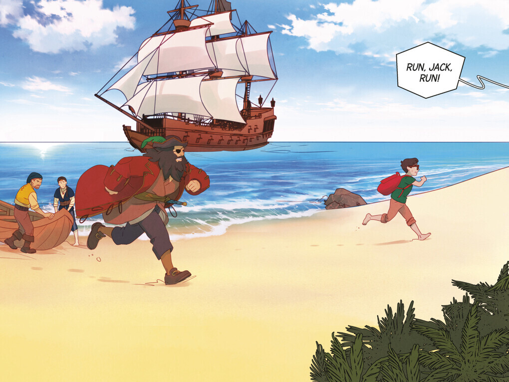 Thumbnail - Pirates Past Noon Graphic Novel | Mary Pope Osborne | 2022 | Englisch