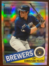 2020 Topps Chrome 1985 35th Anniversary Christian Yelich #85TC-15