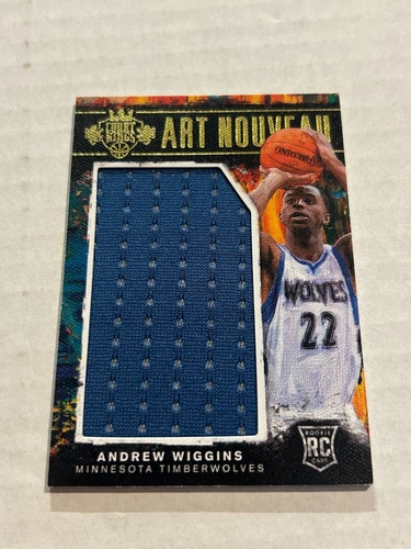 2014-15 COURT KINGS ANDREW WIGGINS 184/299 ART NOVEAU ROOKIE JUMBO JERSEY RELIC
