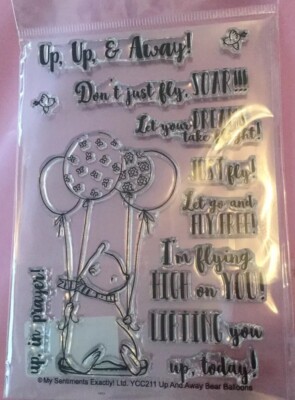 Winnie the Pooh klarer Stempel Set auf und ab