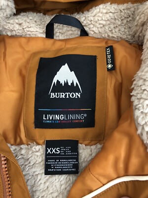 ORANGE BURTON GORE-TEX BALSAM SKI SNOWBOARD JACKET WOMENS XXS | eBay