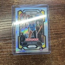 🔥ANGEL REESE 2024 PANINI PRIZM WNBA MONOPOLY LIGHT BLUE PRIZM #d /199 SP💥