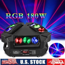 LED RGBW Spider Moving Head DMX Stage Beam Lighting DJ Disco KTV Projector