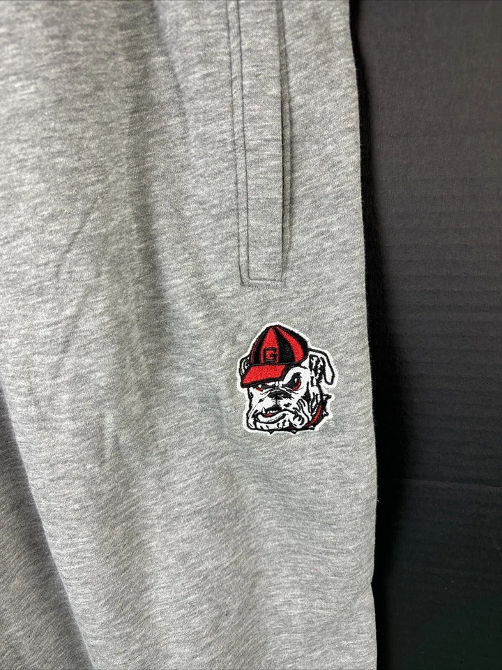 Champion Men's Georgia Bulldogs Joggers Size XXL Grey - Image 2 of 4