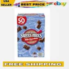 Swiss Miss Milk Chocolate Hot Cocoa Mix 50 Count Packets Hot Drink