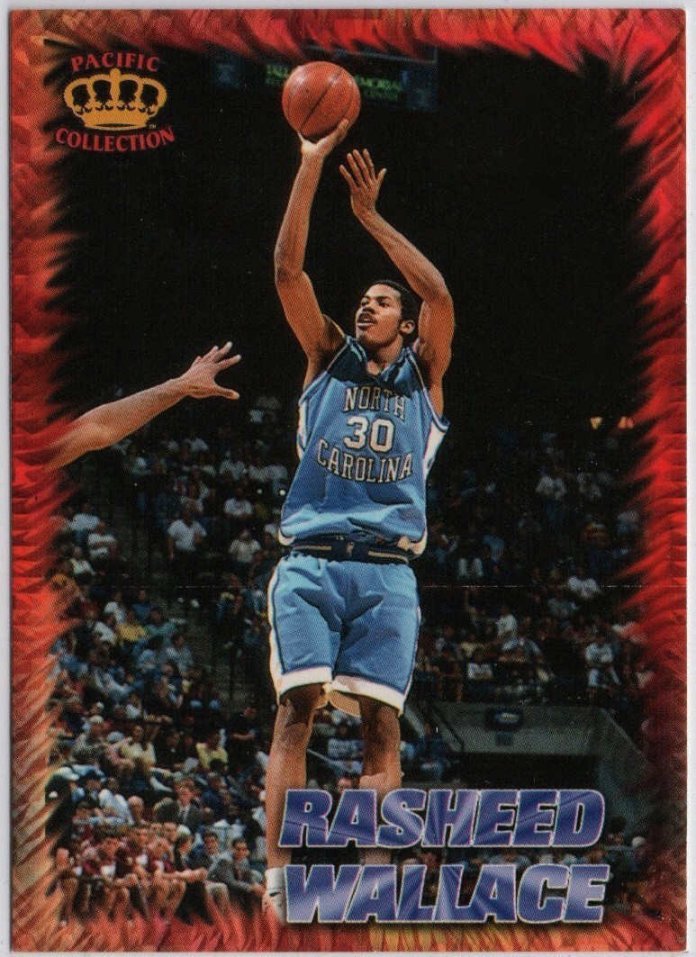 1996 Pacific Power Regents of Roundball Rasheed Wallace Rookie Card #RR52