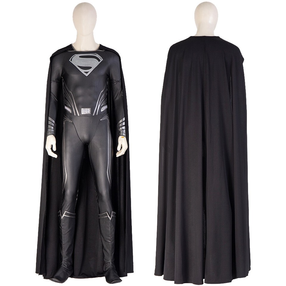 Mono Negro Zack Liga de la Justicia Superman Clark Kent Traje Disfraz Juegos con disfraces Reino Unido