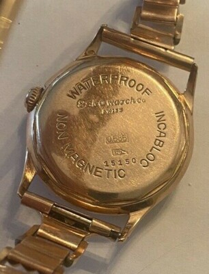 Vintage Unisex Eska (Swiss) 17 Jewel 1194AS 14K Rose Gold Watch | eBay